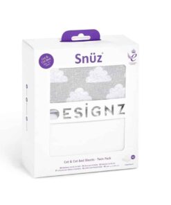 Snuz Twin Pack Sheets ( Cloud )
