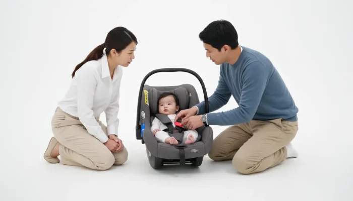 ความสำคัญของการฝึกพี่เลี้ยงให้ใช้คาร์ซีทแรกเกิดอย่างถูกต้อง 2 BabyhillsThailand ความสำคัญของการฝึกพี่เลี้ยงให้ใช้คาร์ซีท 4