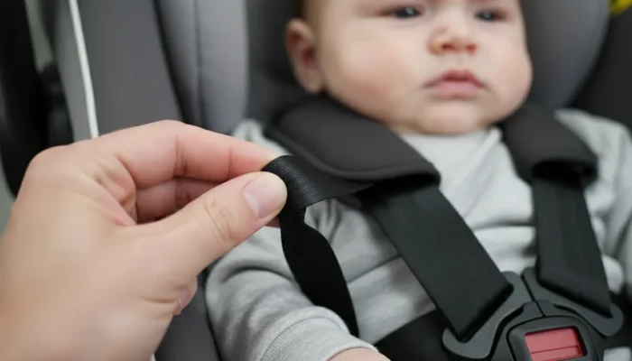 การใช้คาร์ซีทแรกเกิดในวันที่รีบเร่ง: 5 ข้อห้ามที่ห้ามละเลย 3 Babyhillsthailand tense closeup photo focusing on an infants shoulde