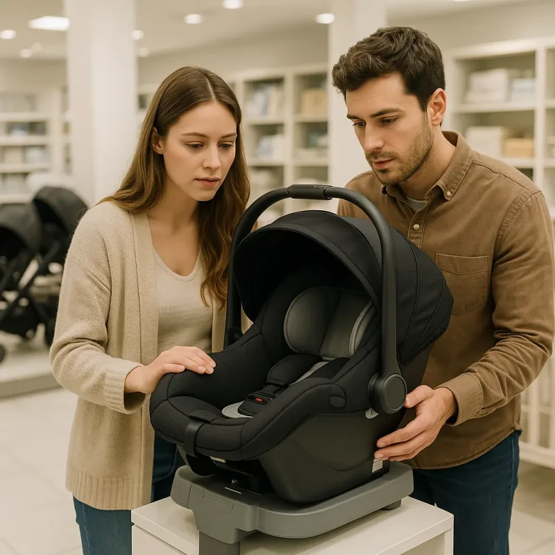 babyhillsthailand a medium shot of a young couple carefully examinin