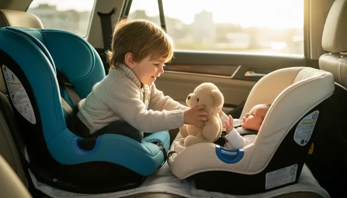 ภาวะพี่อิจฉาน้องให้คาร์ซีทเป็น 1 ตัวเชื่อมความสัมพันธ์