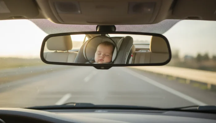 BabyhillsThailand มุมมองด้านหลังกับคาร์ซีทแรกเกิด 3